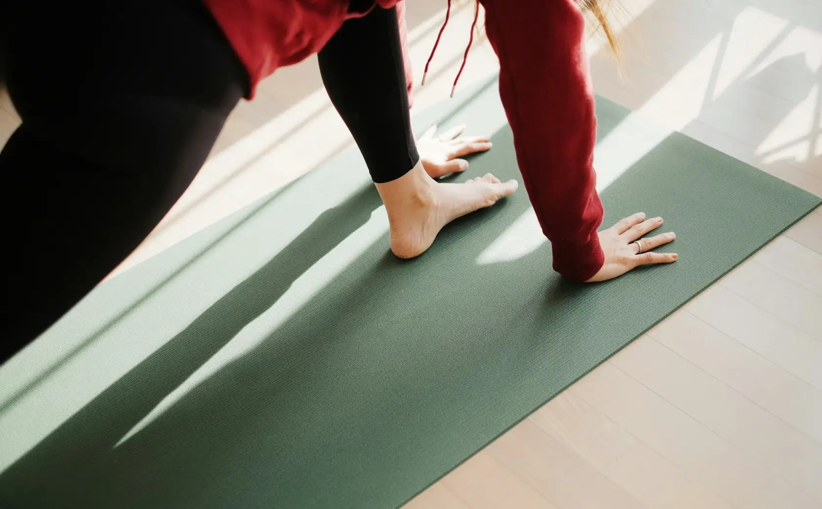 Sesión de yoga privado a domicilio en la Costa del Sol